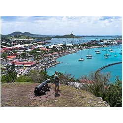 st martin west indies fort louis  photo
 stock