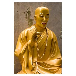 hong kong shatin gold buddha statue sculpture  photo stock