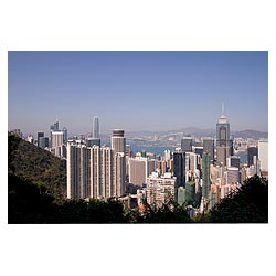 hong kong wanchai tall skyscraper buildings tower  photo stock