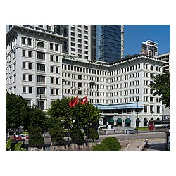 hong kong peninsula hotel luxury hotels building  photo stock