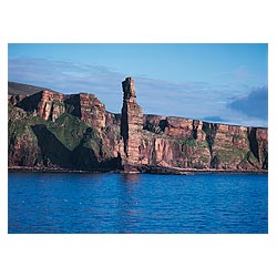 Old Man of Hoy - Sea stack red sandstone Atlantic seacliffs coast rock  photo 