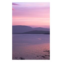  - Misty sea Hoy hills lilac pink pastel evening light skies dusk sunset  photo 
