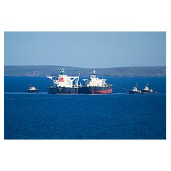 Shipping - Oil tankers fuel transferring with OIC tugs tanker  photo 