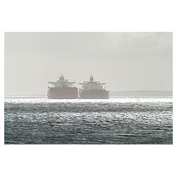 Shipping - Oil tankers fuel transferring tanker two ships transportation scotland  photo 