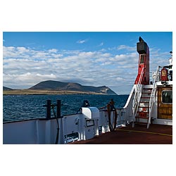Orkney ferries - Hoy Hills view from aboard Orkney Ferries MV Graemsay  photo 