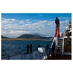 Orkney ferries - Hoy Hills view from aboard Orkney Ferries MV Graemsay tourist passenger  photo 