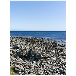  - Lobster crab creels damaged flotsam stoney beach litter scotland rubbish  photo 