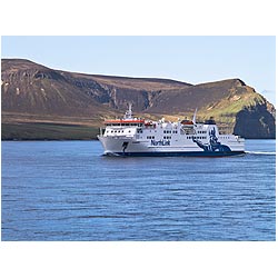  - Serco Northlink ferries ferry MV Hamnavoe sailing Hoy Sound Hoy hills  photo 