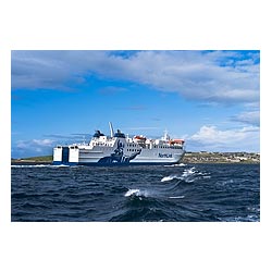 MV Hamnavoe - Scottish Serco ferry arriving ferries Stromness Scotland boat sailing ro ro uk  photo 