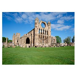 Elgin cathedral - East wall scotland ruined monastery uk  photo 