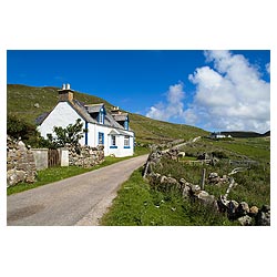 - Whitewashed cottage house on country lane home scotland holiday highlands  photo 