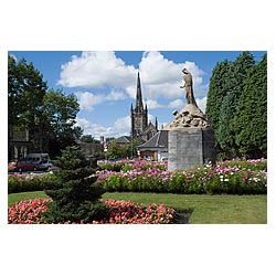 Alloa War Memorial statue - Gardens clackmannanshire scotland memorials uk  photo 