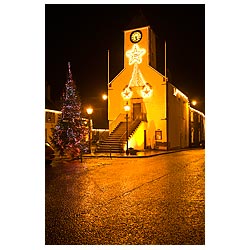  - Christmas lights main street Tollbooth Town Hall  photo 