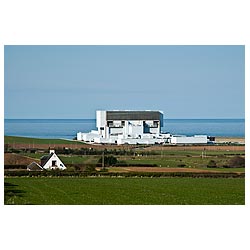 Torness Power station - Torness nuclear power station fields and house  photo 