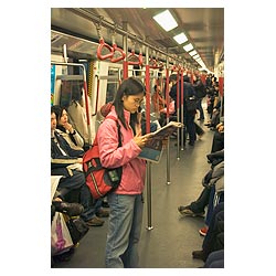 underground train hong kong mtr passenger travel  photo stock