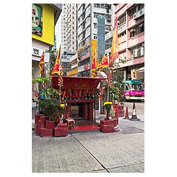 street shrine china tin hau shrines hong kong  photo stock