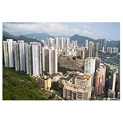 hong kong skyscrapers china  photo stock