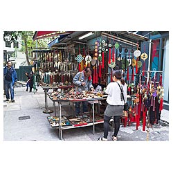 cat street hong kong market upper lascar row  photo stock