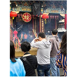 chinese people hong kong wong tai sin temple  photo stock