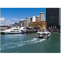 new zealand auckland ferry boat trip harbour city  photo stock