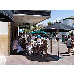 new zealand outdoors cafe  photo stock