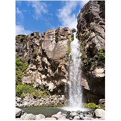 tongariro national park taranaki falls new zealand  photo stock