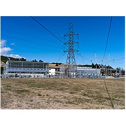 geothermal power plant new zealand geo thermal  photo stock