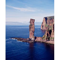 Old Man of Hoy - Scottish Sea stack red sandstone sea cliffs Atlantic Ocean coast uk scotland  photo 