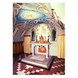  - Ceiling wall fresco painting altar prisoner of war church  photo 