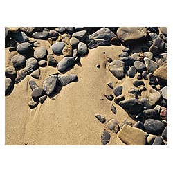  - Stone pebbles texture golden sand seashore close up textures  photo 