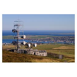 Wideforth Hill - Telecommunications Microwave relay link station antenna tower data mast dish  photo 