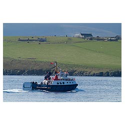 Graemsay island - Orkney Ferries MV Graemsay sailing passed shore ferry scotland islands boat  photo 