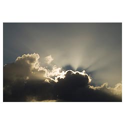 storm clouds - Black and grey sunlight from white sun stormy sky uk backlit cloud sunbeam  photo 