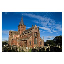 St Magnus Cathedral - Eastside of cathedral and Graveyard  photo 