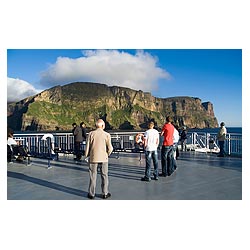 MV Hamnavoe - Passengers on board car ferry seacliffs people scotland islands passenger  photo 