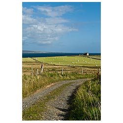  - Country land fields and farmhouse remote uk farm scotland isolated  photo 