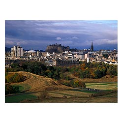  - Edinburgh Castle city skyline urban park  photo 