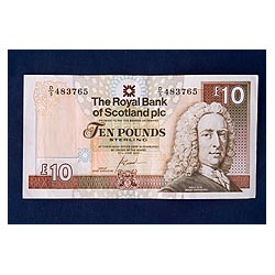 Scottish money - Royal Bank of Scotland ten pound note banknote 10  photo 