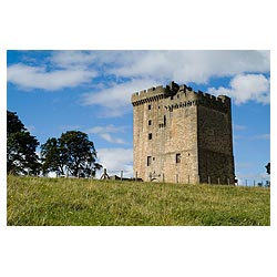 Clackmannan Tower - Clackmannanshire Tower castle house Kings Seat Hill 14th century keep  photo 