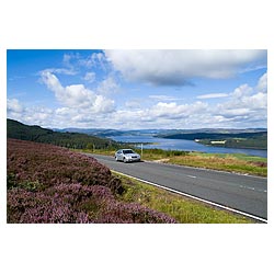 Struie Hill - Car driving scotland scottish country road highlands drive scenic summer uk  photo 