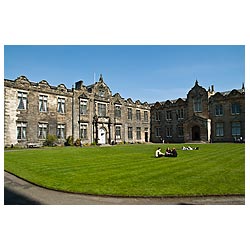 St Andrews University - Students relaxing Lower and upper college halls quandrangle salvator  photo 